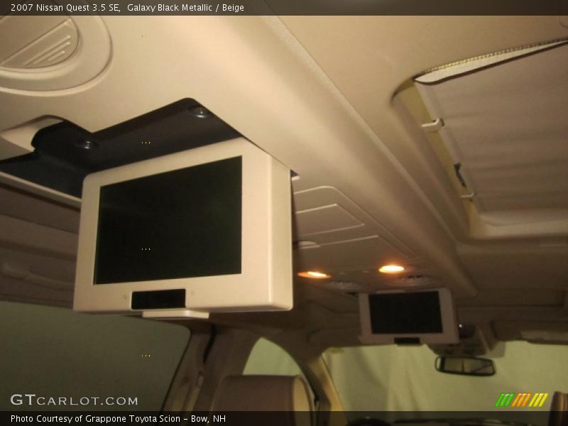 Galaxy Black Metallic / Beige 2007 Nissan Quest 3.5 SE