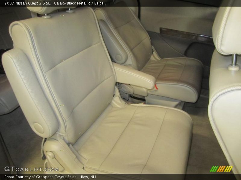 Galaxy Black Metallic / Beige 2007 Nissan Quest 3.5 SE