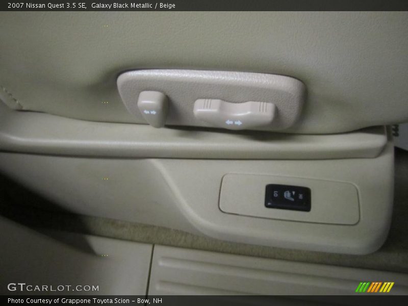 Galaxy Black Metallic / Beige 2007 Nissan Quest 3.5 SE