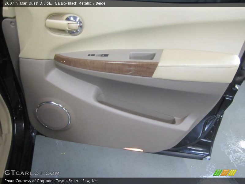 Galaxy Black Metallic / Beige 2007 Nissan Quest 3.5 SE