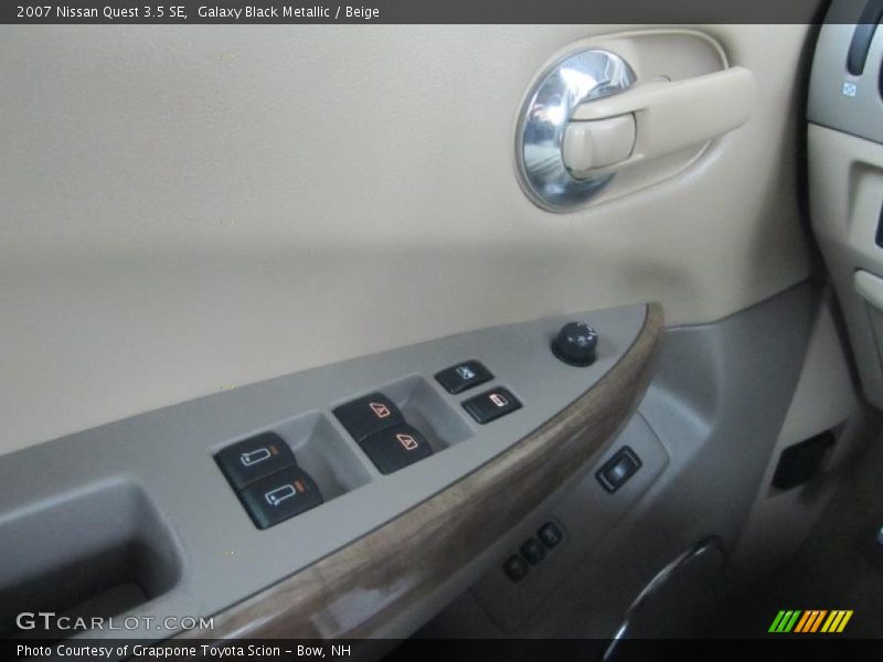 Galaxy Black Metallic / Beige 2007 Nissan Quest 3.5 SE
