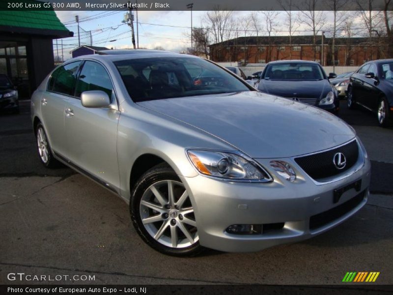 Mercury Silver Metallic / Black 2006 Lexus GS 300 AWD