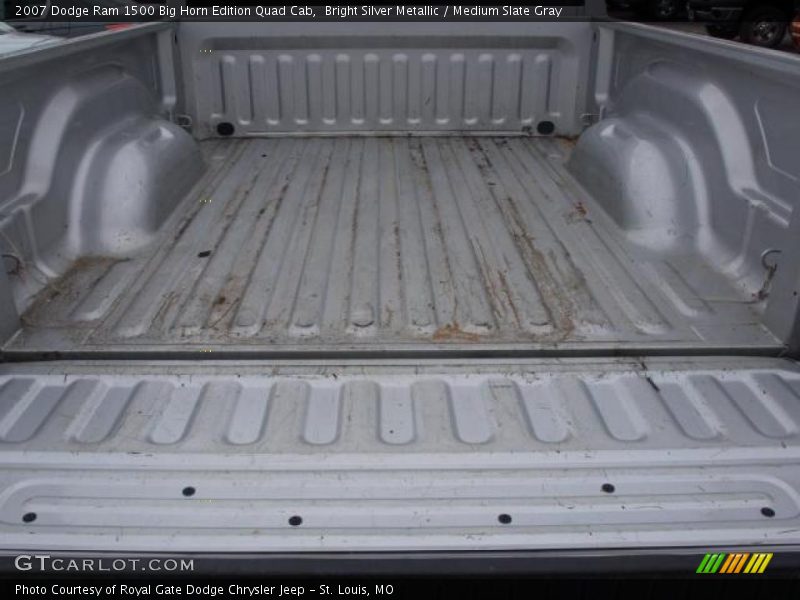 Bright Silver Metallic / Medium Slate Gray 2007 Dodge Ram 1500 Big Horn Edition Quad Cab