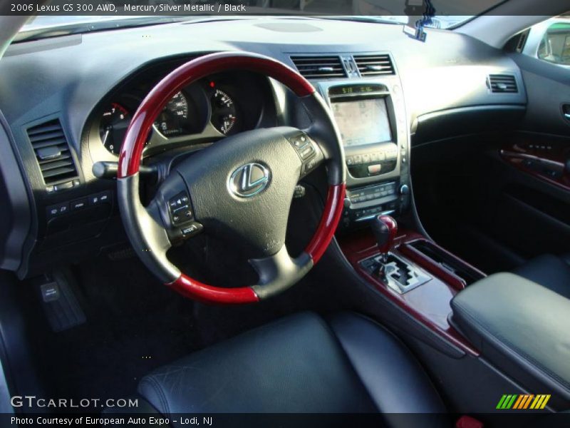 Mercury Silver Metallic / Black 2006 Lexus GS 300 AWD