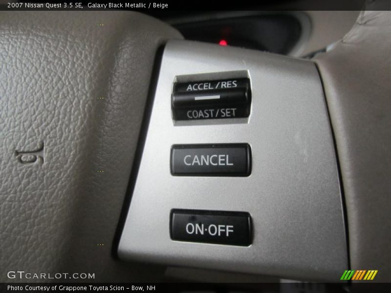 Galaxy Black Metallic / Beige 2007 Nissan Quest 3.5 SE