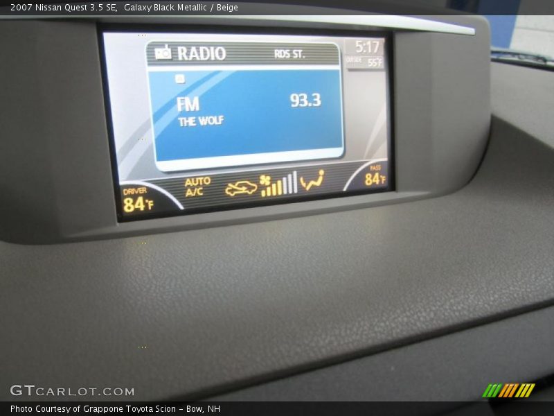 Galaxy Black Metallic / Beige 2007 Nissan Quest 3.5 SE