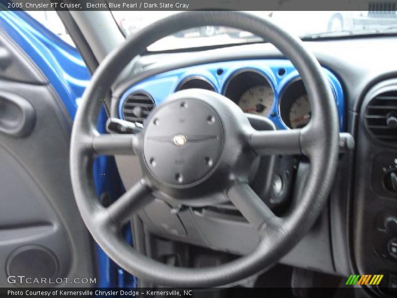 Electric Blue Pearl / Dark Slate Gray 2005 Chrysler PT Cruiser
