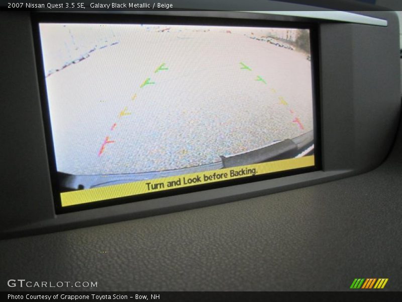 Galaxy Black Metallic / Beige 2007 Nissan Quest 3.5 SE