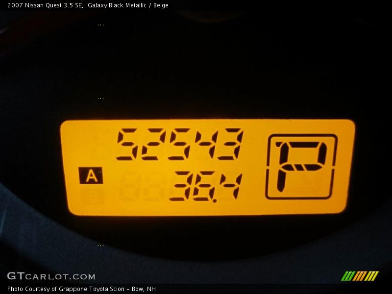 Galaxy Black Metallic / Beige 2007 Nissan Quest 3.5 SE