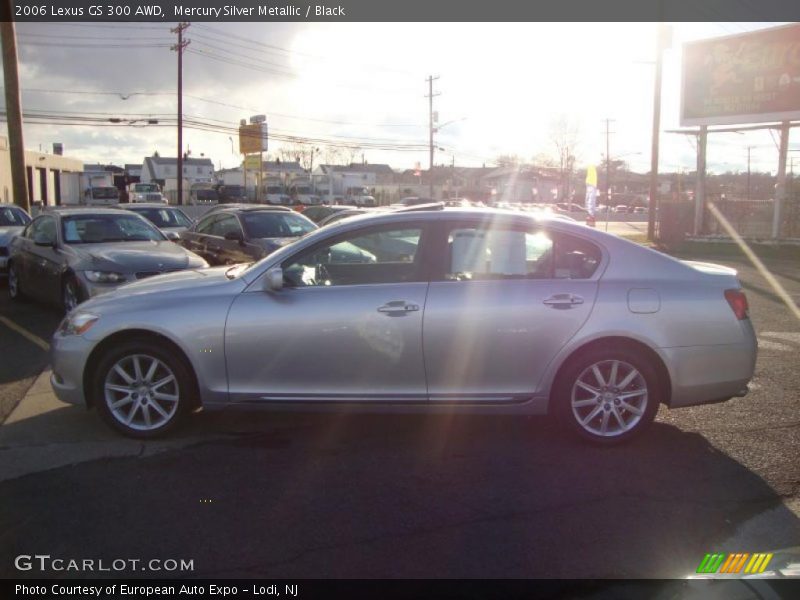 Mercury Silver Metallic / Black 2006 Lexus GS 300 AWD