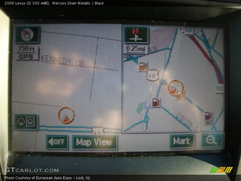 Mercury Silver Metallic / Black 2006 Lexus GS 300 AWD