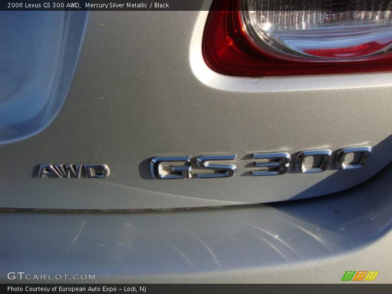 Mercury Silver Metallic / Black 2006 Lexus GS 300 AWD