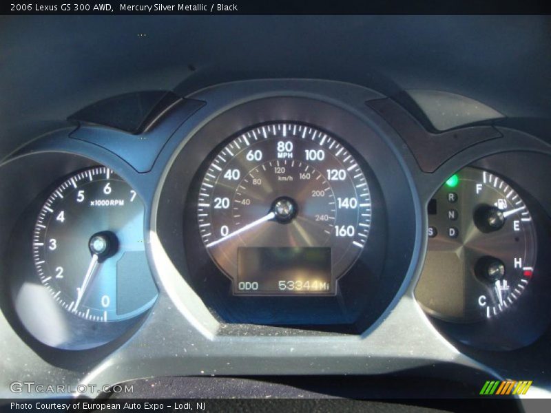 Mercury Silver Metallic / Black 2006 Lexus GS 300 AWD