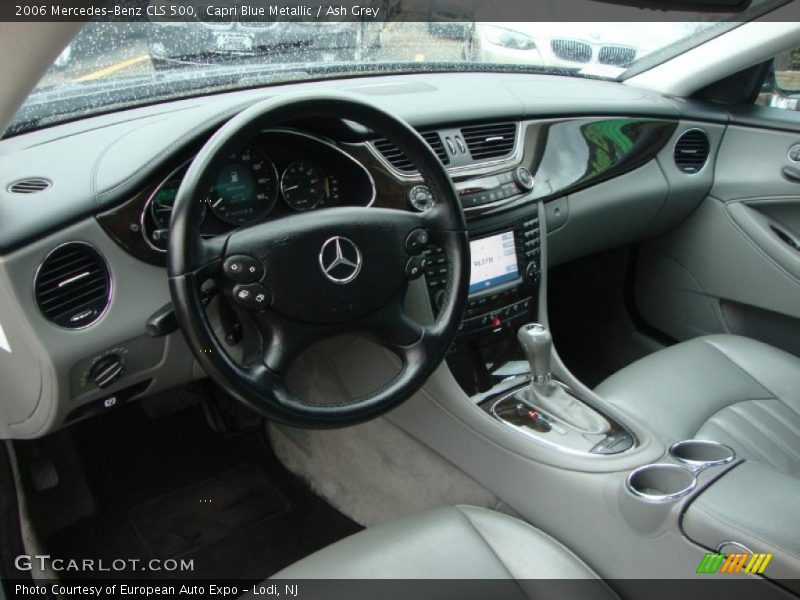 Capri Blue Metallic / Ash Grey 2006 Mercedes-Benz CLS 500