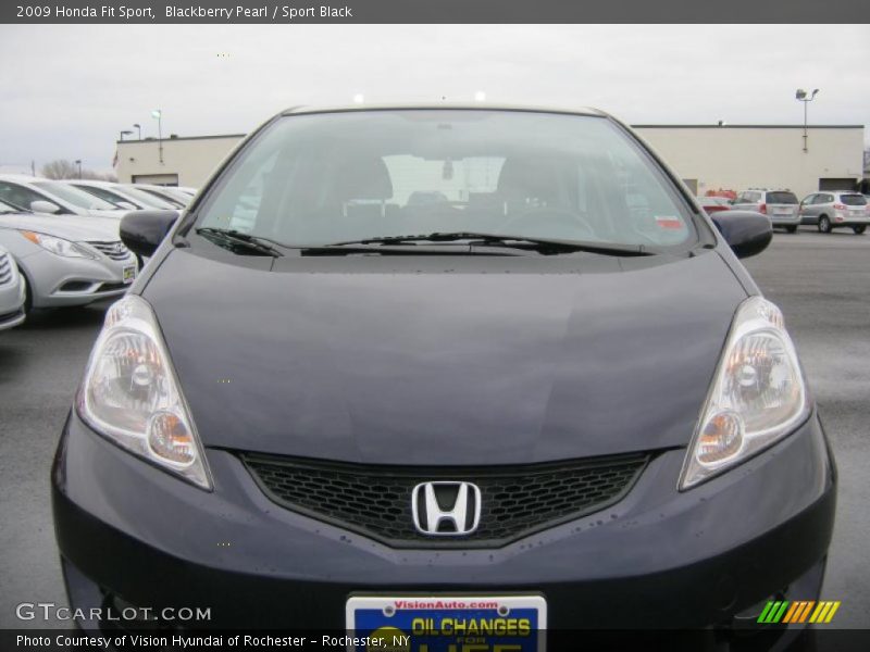 Blackberry Pearl / Sport Black 2009 Honda Fit Sport