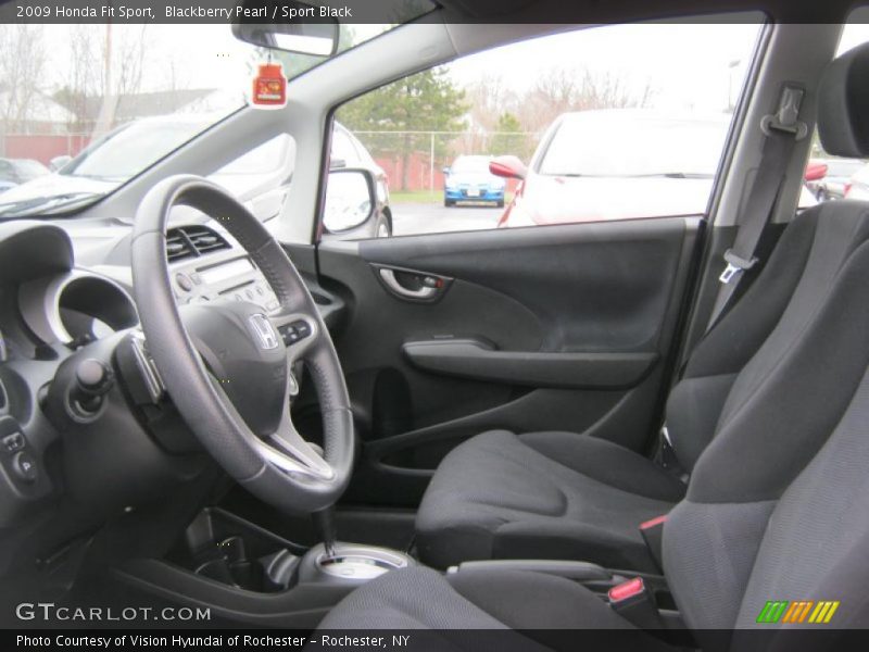 Blackberry Pearl / Sport Black 2009 Honda Fit Sport