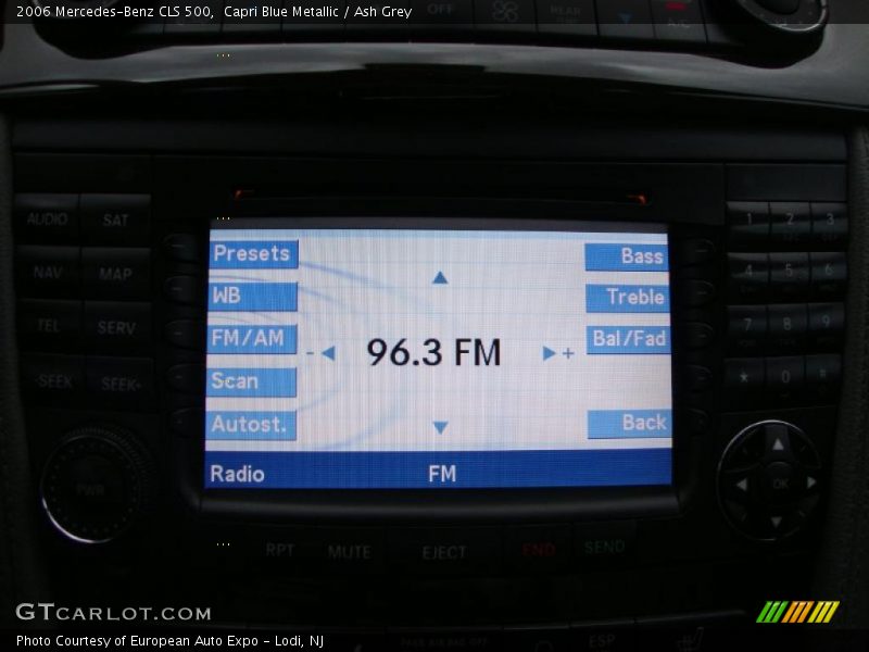 Capri Blue Metallic / Ash Grey 2006 Mercedes-Benz CLS 500