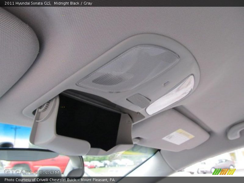 Midnight Black / Gray 2011 Hyundai Sonata GLS