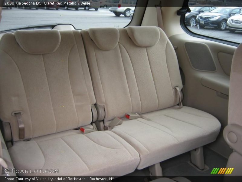 Claret Red Metallic / Beige 2008 Kia Sedona LX