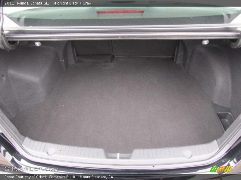Midnight Black / Gray 2011 Hyundai Sonata GLS