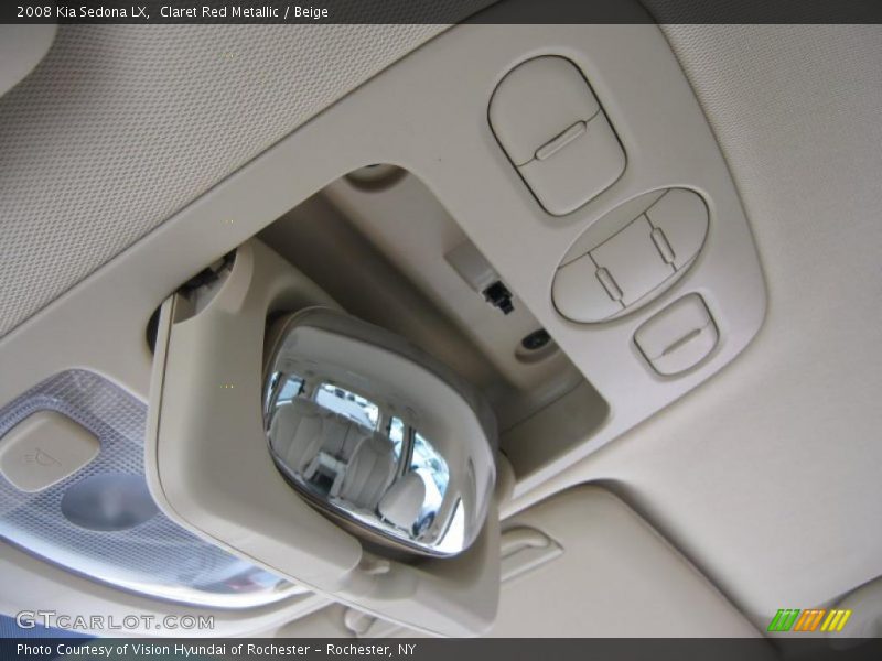 Claret Red Metallic / Beige 2008 Kia Sedona LX