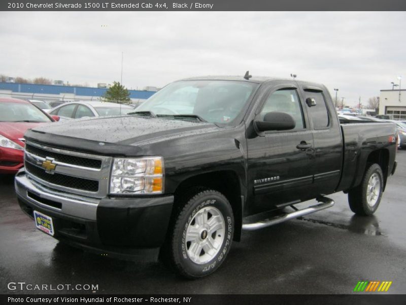 Black / Ebony 2010 Chevrolet Silverado 1500 LT Extended Cab 4x4