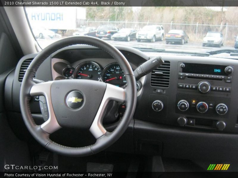 Black / Ebony 2010 Chevrolet Silverado 1500 LT Extended Cab 4x4