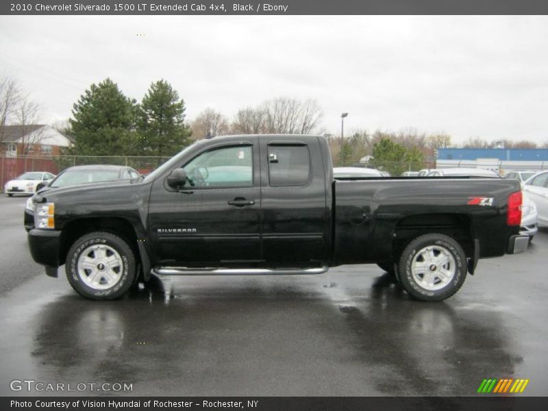 Black / Ebony 2010 Chevrolet Silverado 1500 LT Extended Cab 4x4