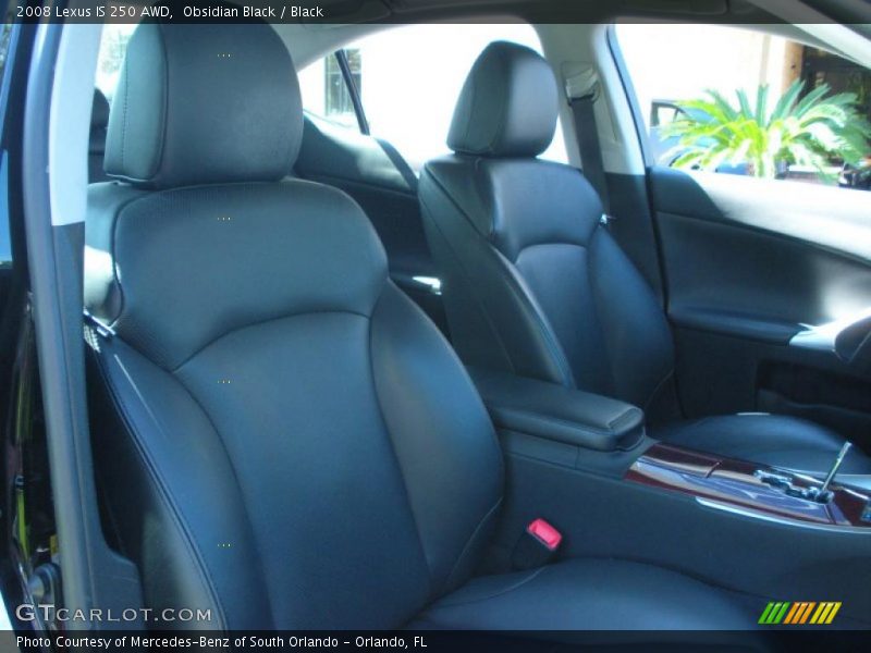 Obsidian Black / Black 2008 Lexus IS 250 AWD
