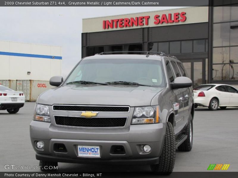Greystone Metallic / Light Cashmere/Dark Cashmere 2009 Chevrolet Suburban Z71 4x4