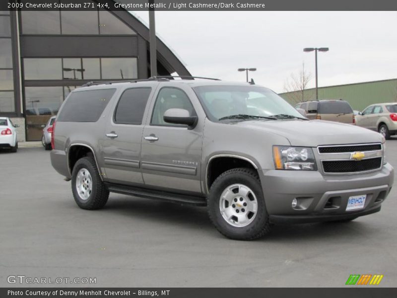 Greystone Metallic / Light Cashmere/Dark Cashmere 2009 Chevrolet Suburban Z71 4x4