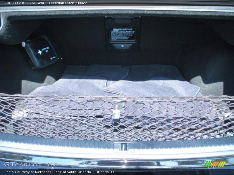 Obsidian Black / Black 2008 Lexus IS 250 AWD