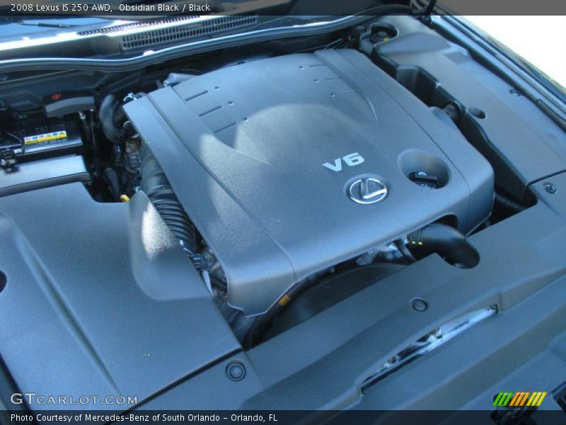 Obsidian Black / Black 2008 Lexus IS 250 AWD