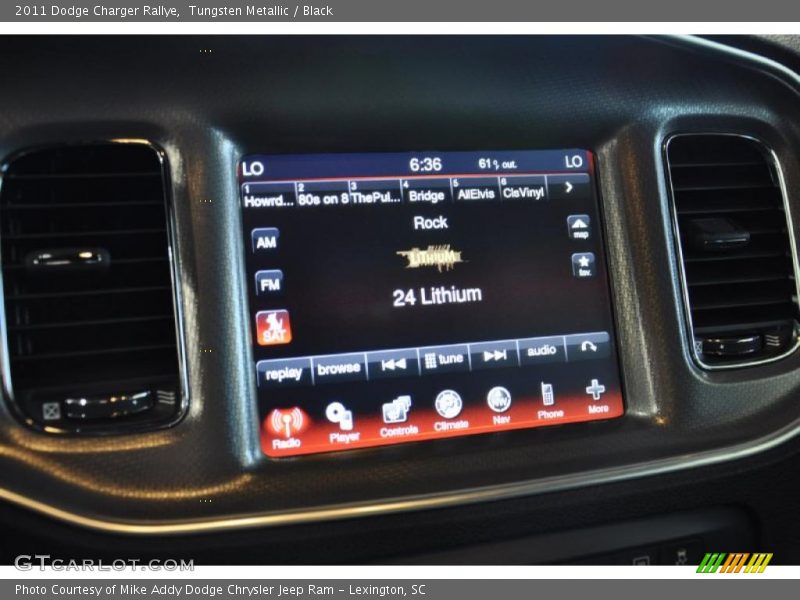 Tungsten Metallic / Black 2011 Dodge Charger Rallye