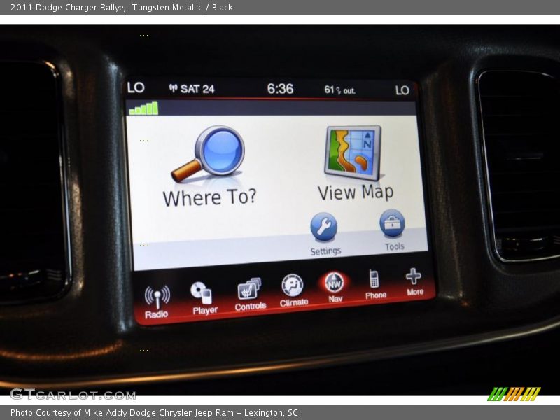 Tungsten Metallic / Black 2011 Dodge Charger Rallye