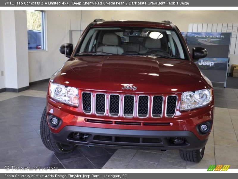 Deep Cherry Red Crystal Pearl / Dark Slate Gray/Light Pebble Beige 2011 Jeep Compass 2.4 Limited 4x4