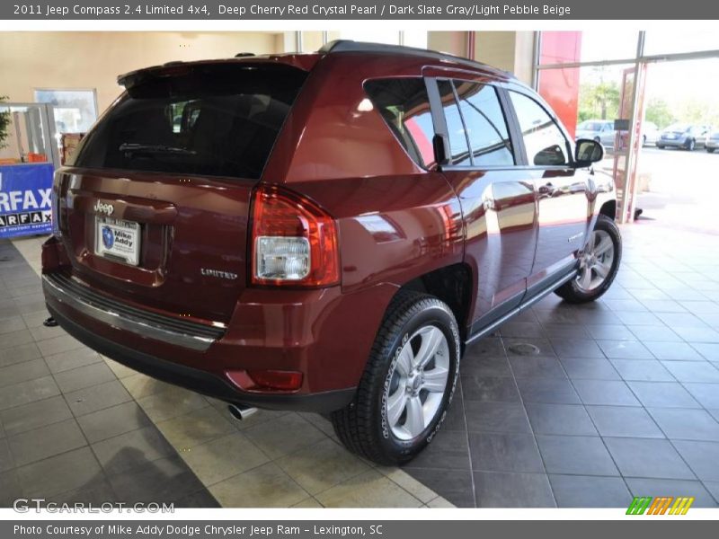 Deep Cherry Red Crystal Pearl / Dark Slate Gray/Light Pebble Beige 2011 Jeep Compass 2.4 Limited 4x4