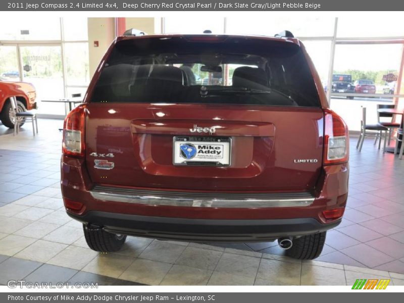 Deep Cherry Red Crystal Pearl / Dark Slate Gray/Light Pebble Beige 2011 Jeep Compass 2.4 Limited 4x4