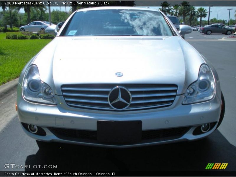 Iridium Silver Metallic / Black 2008 Mercedes-Benz CLS 550