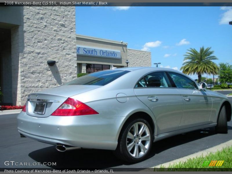 Iridium Silver Metallic / Black 2008 Mercedes-Benz CLS 550