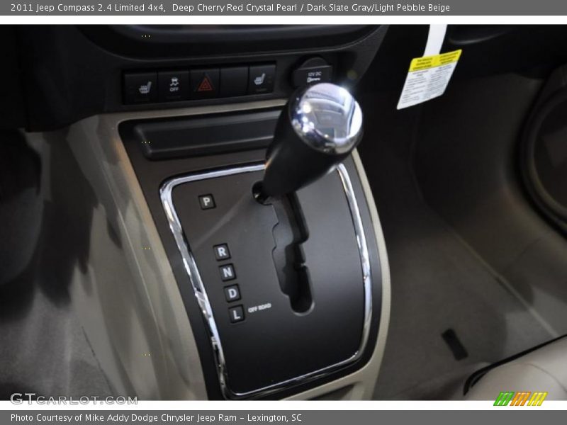  2011 Compass 2.4 Limited 4x4 CVT Automatic Shifter