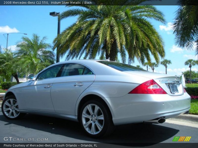 Iridium Silver Metallic / Black 2008 Mercedes-Benz CLS 550