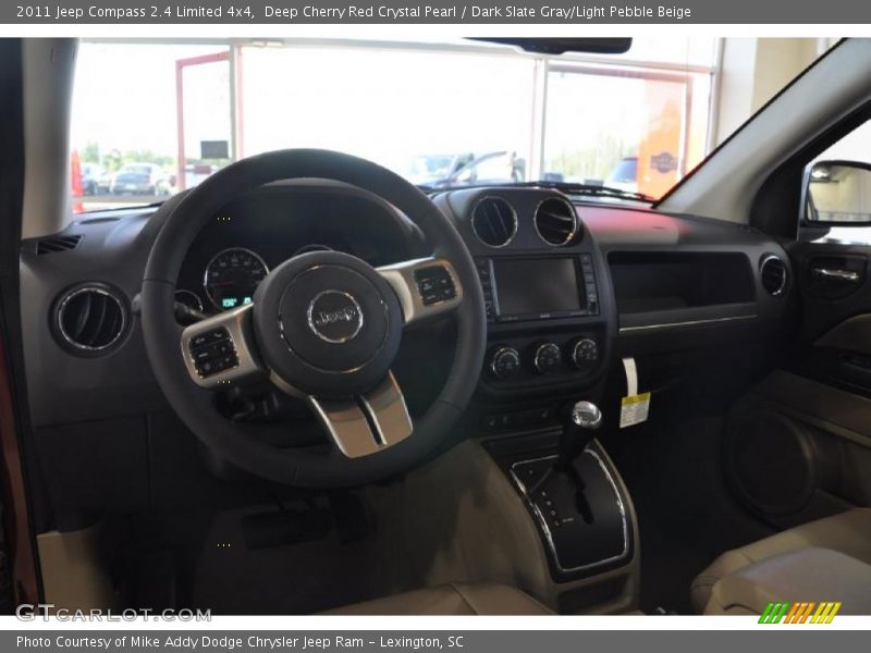 Deep Cherry Red Crystal Pearl / Dark Slate Gray/Light Pebble Beige 2011 Jeep Compass 2.4 Limited 4x4