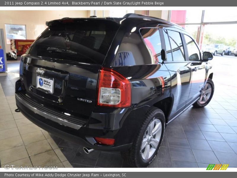Blackberry Pearl / Dark Slate Gray/Light Pebble Beige 2011 Jeep Compass 2.4 Limited 4x4