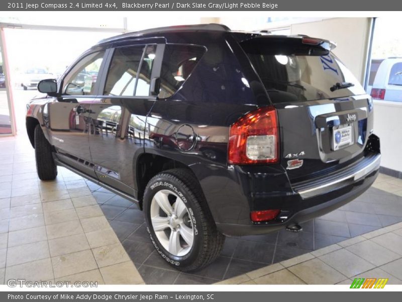 Blackberry Pearl / Dark Slate Gray/Light Pebble Beige 2011 Jeep Compass 2.4 Limited 4x4