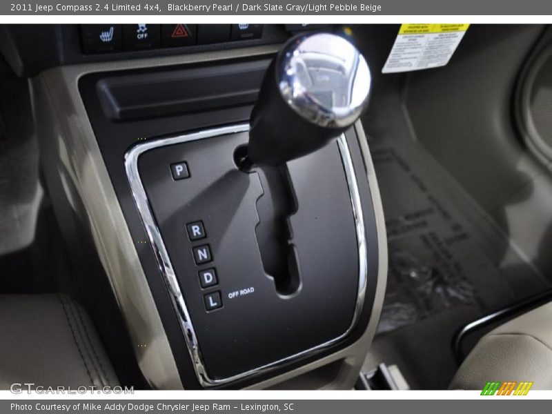 Blackberry Pearl / Dark Slate Gray/Light Pebble Beige 2011 Jeep Compass 2.4 Limited 4x4