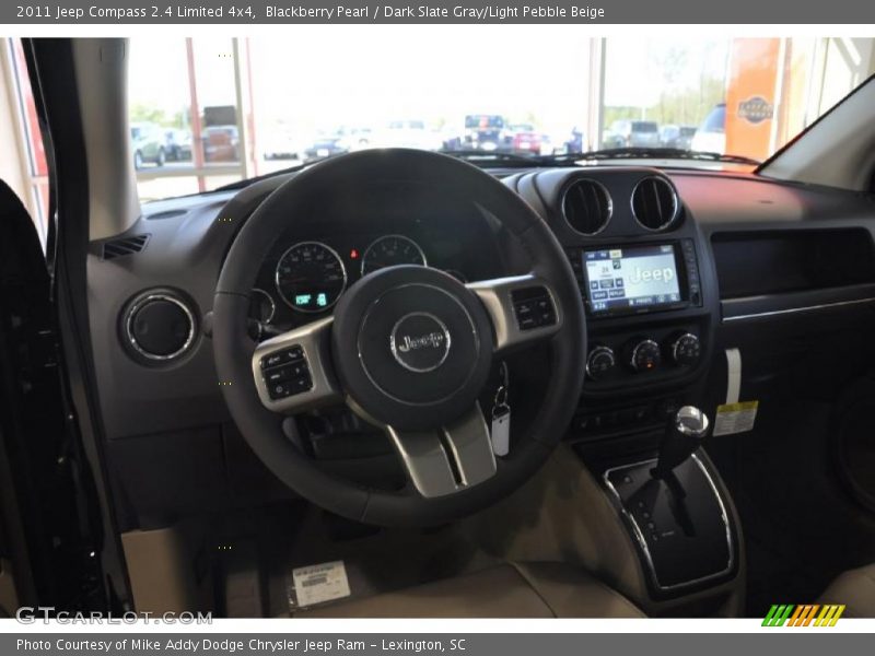 Blackberry Pearl / Dark Slate Gray/Light Pebble Beige 2011 Jeep Compass 2.4 Limited 4x4