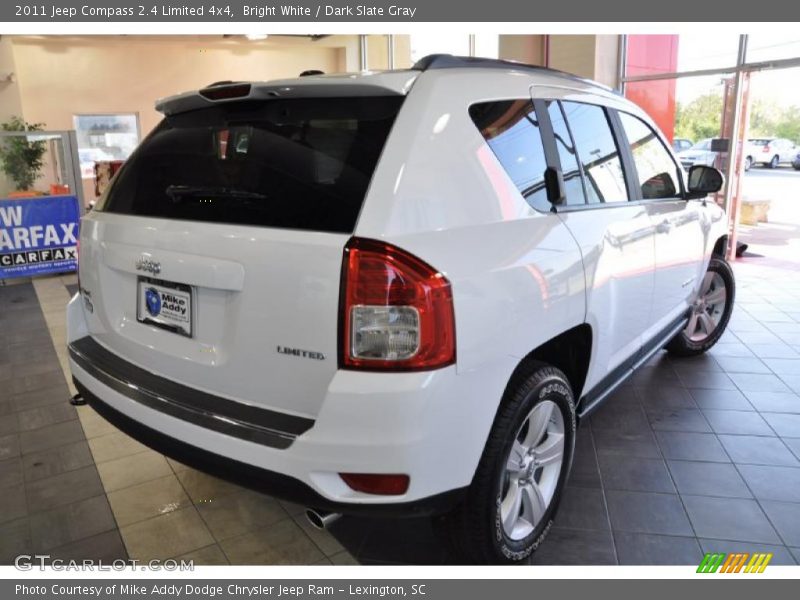 Bright White / Dark Slate Gray 2011 Jeep Compass 2.4 Limited 4x4