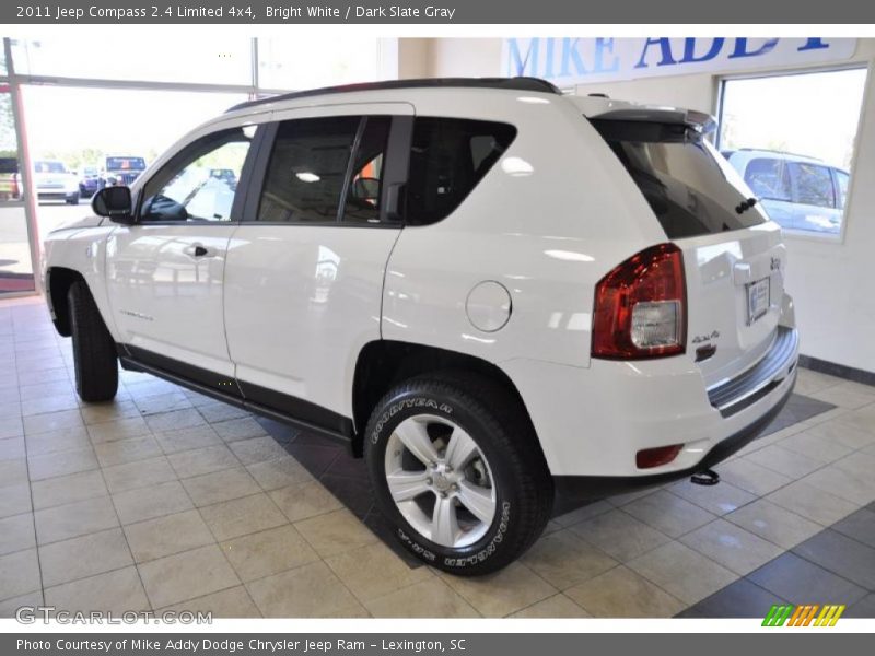 Bright White / Dark Slate Gray 2011 Jeep Compass 2.4 Limited 4x4