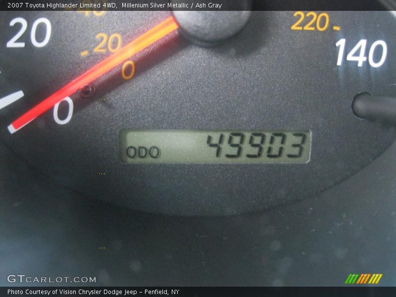 Millenium Silver Metallic / Ash Gray 2007 Toyota Highlander Limited 4WD